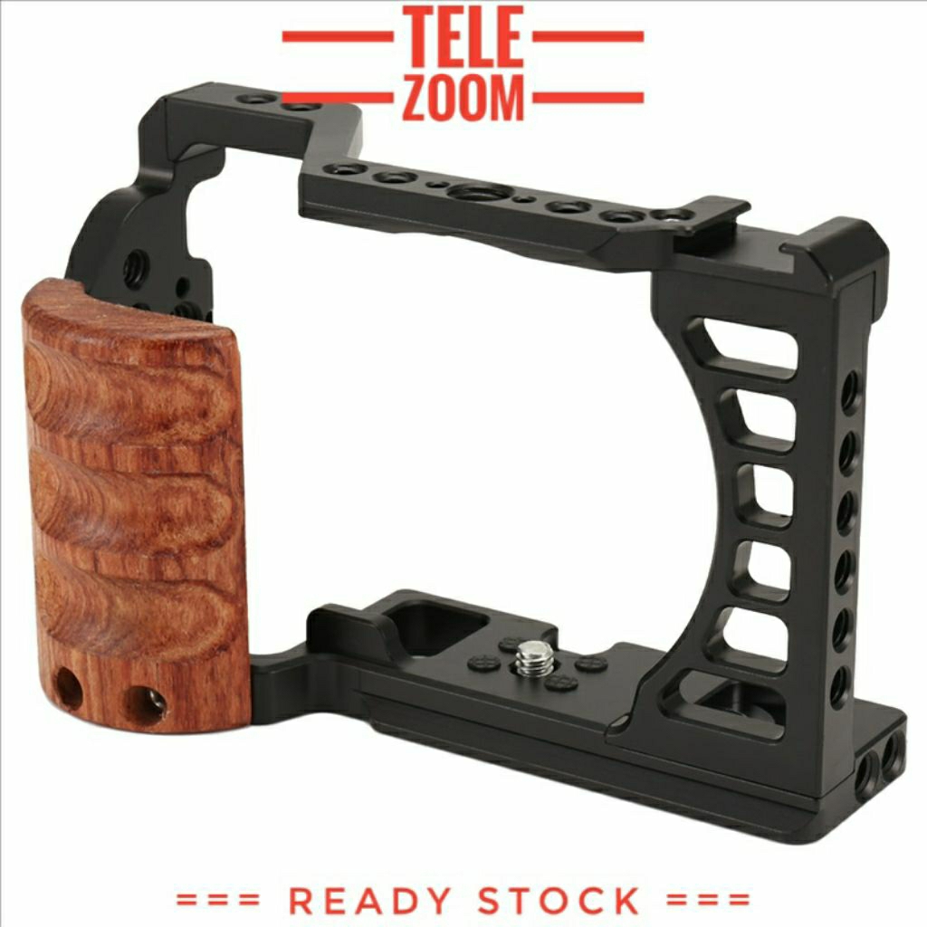 Cage Rig Sony A7C Classic Mark I Frame Video Bracket Grip Braket Hand Plate Vertikal Videografer Cam