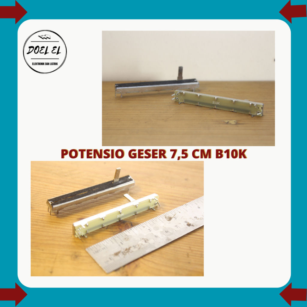 POTENSIO GESER B10K 7,5 CM | POTENSIO GESER BAGUS