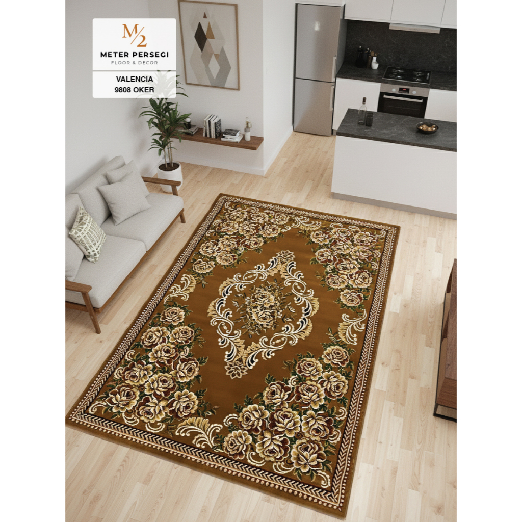 Karpet Lokal Valencia 210 x 310 cm 9808 Oker