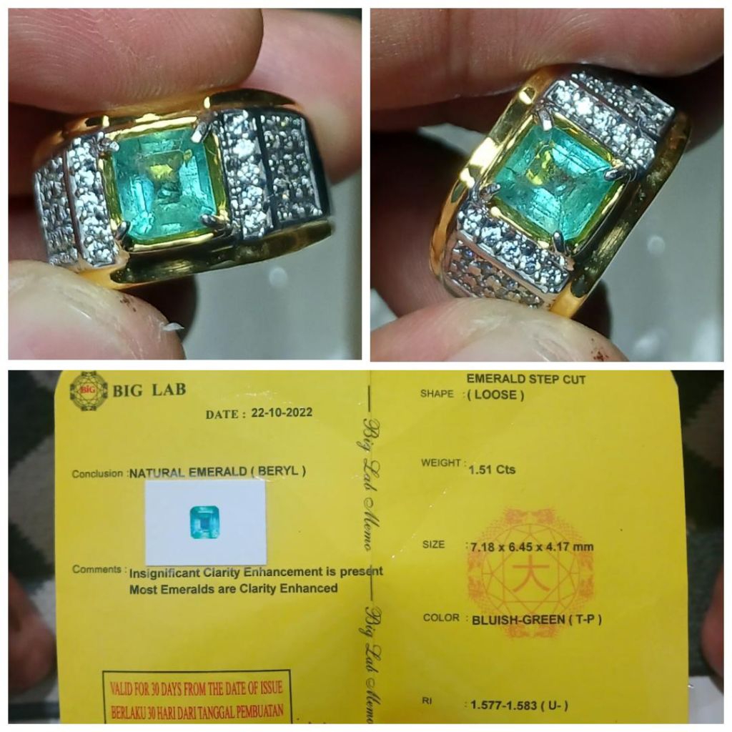 Emerald Beryl Jamrud Colombia Insignificant memo Biglab