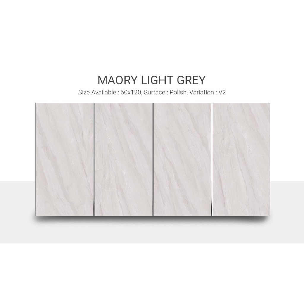 Sandimas Granit Lantai / Granit Dinding Maory Light Grey 60X120