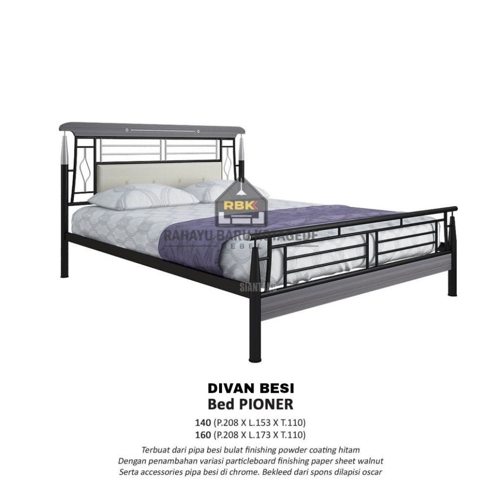 Divan Besi Pioner Siantano Divan Besi Ranjang Tempat Tidur Jogja