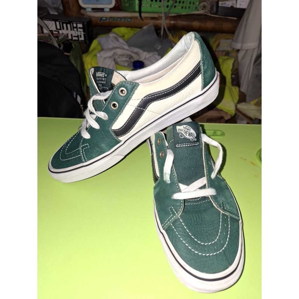 Sepatu Vans SK8low Kulit Original