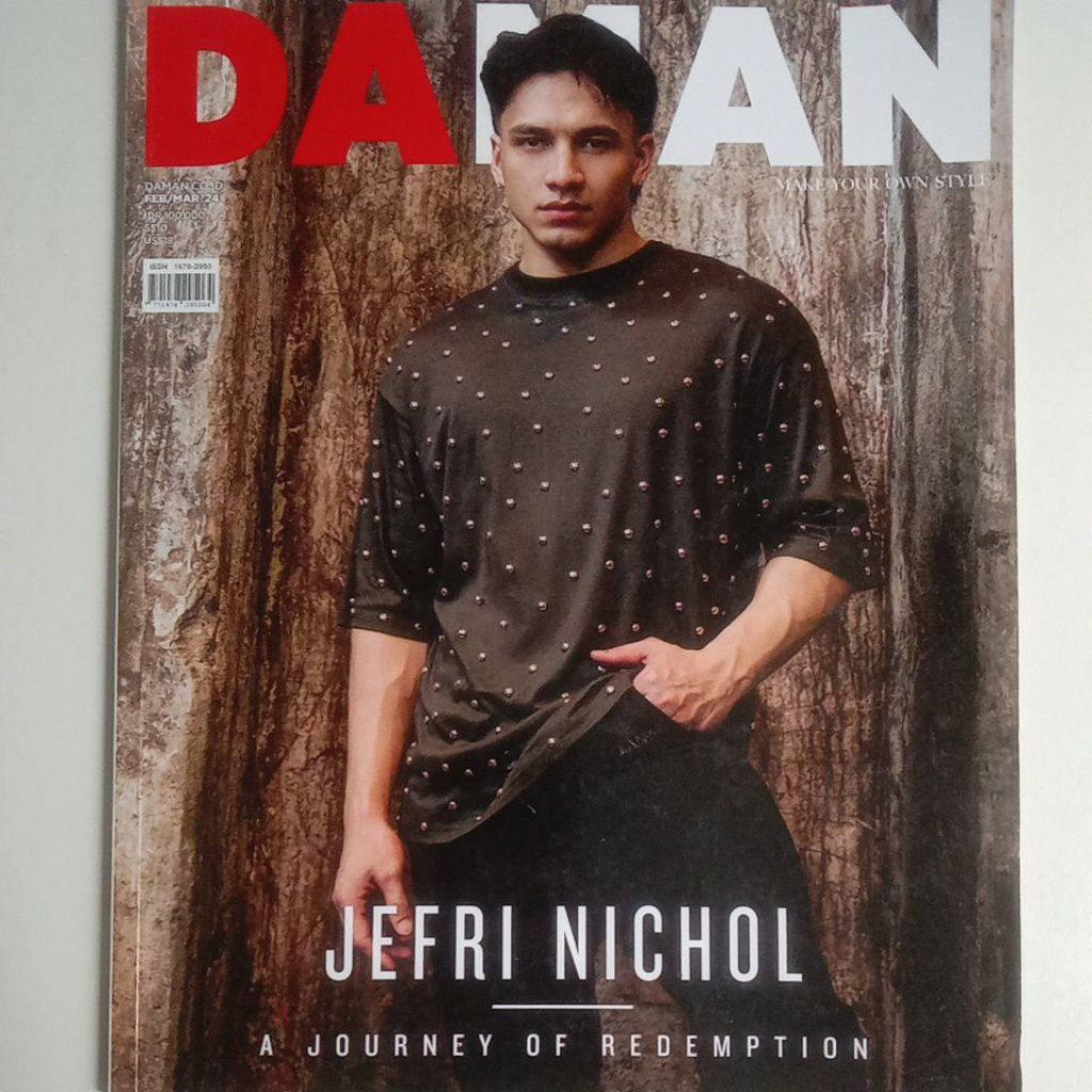 Majalah Daman Maret 2024 Cover Jefri Nichol (Finalis Coboy'2013)