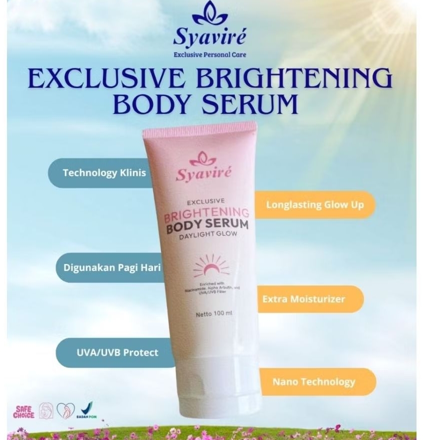 Exclusive Brightening Body Serum aman bpom