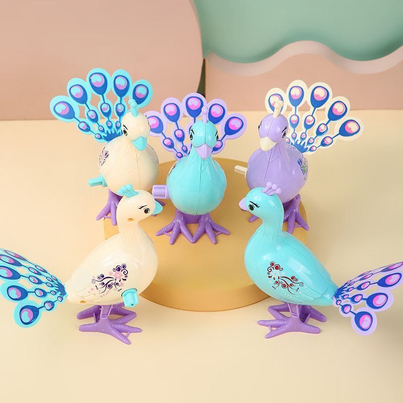 [FAFAFA] Mainan Anak Burung Merak Mekanik / Mainan Anak Burung Merak Putar