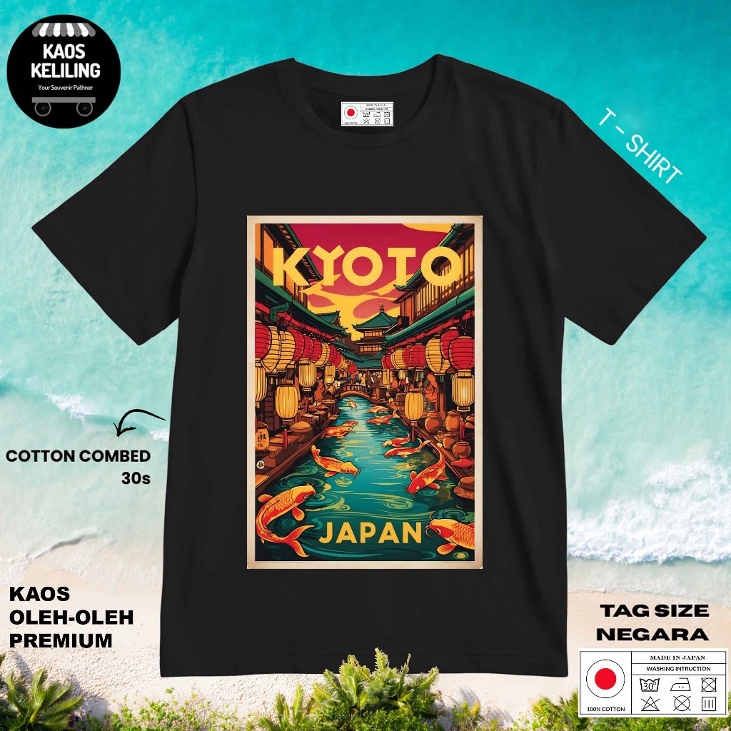 KAOS OLEH OLEH JEPANG JAPAN 7 PAKAI TAG LABEL JEPANG ASLI BAJU SOUVENIR PREMIUM GIFT