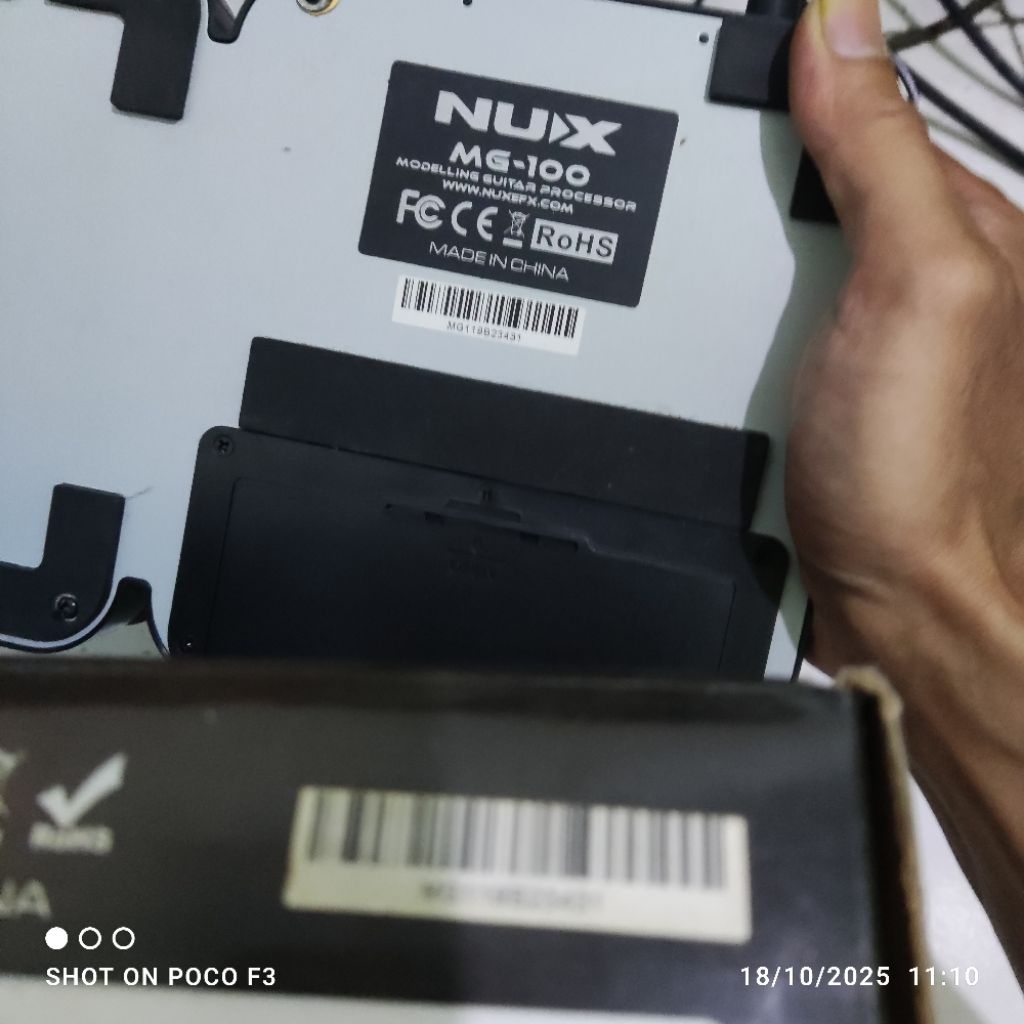 nux mg 100 bekas adaptor original