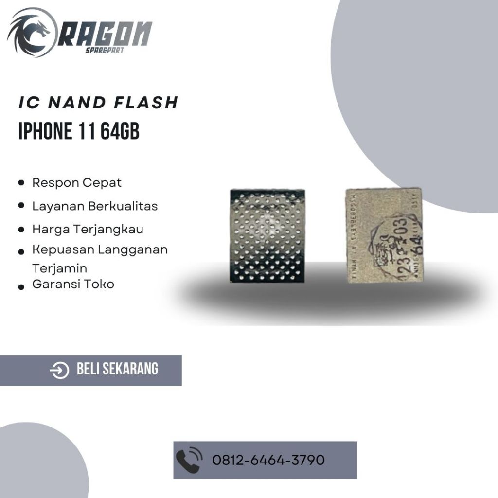 IC NAND FLASH IP 11 64GB/128GB/256GB ORIGINAL NEW
