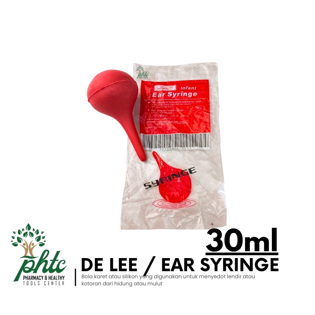 Ear Syringe 30ml Delee | Dili Penyedot Hidung Telinga l De Lee 30 ml / Penghisap Lendir dan Pelancar