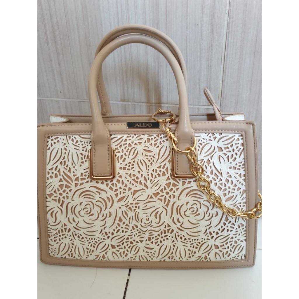 Tas Aldo Original Motif Floral Baru