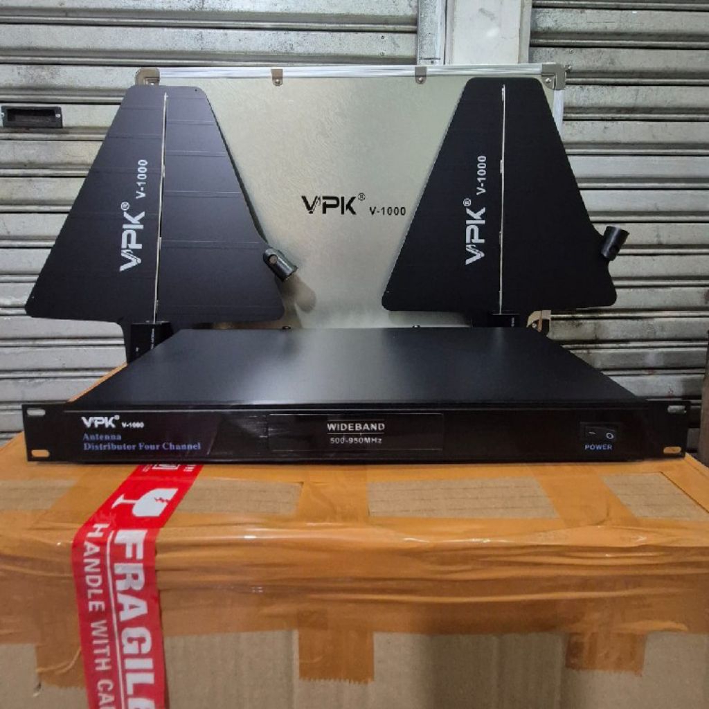 Penguat signal mic wireless VPK V1000 original diregtional antena VPK
