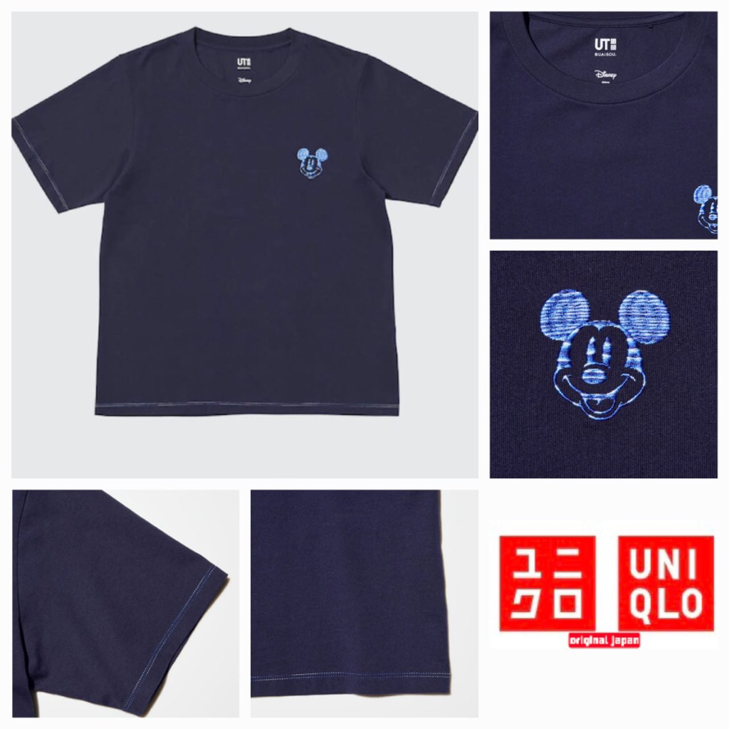 tshirt UT uniqlo x mickey mouse baju kaos lengan pendek original japan