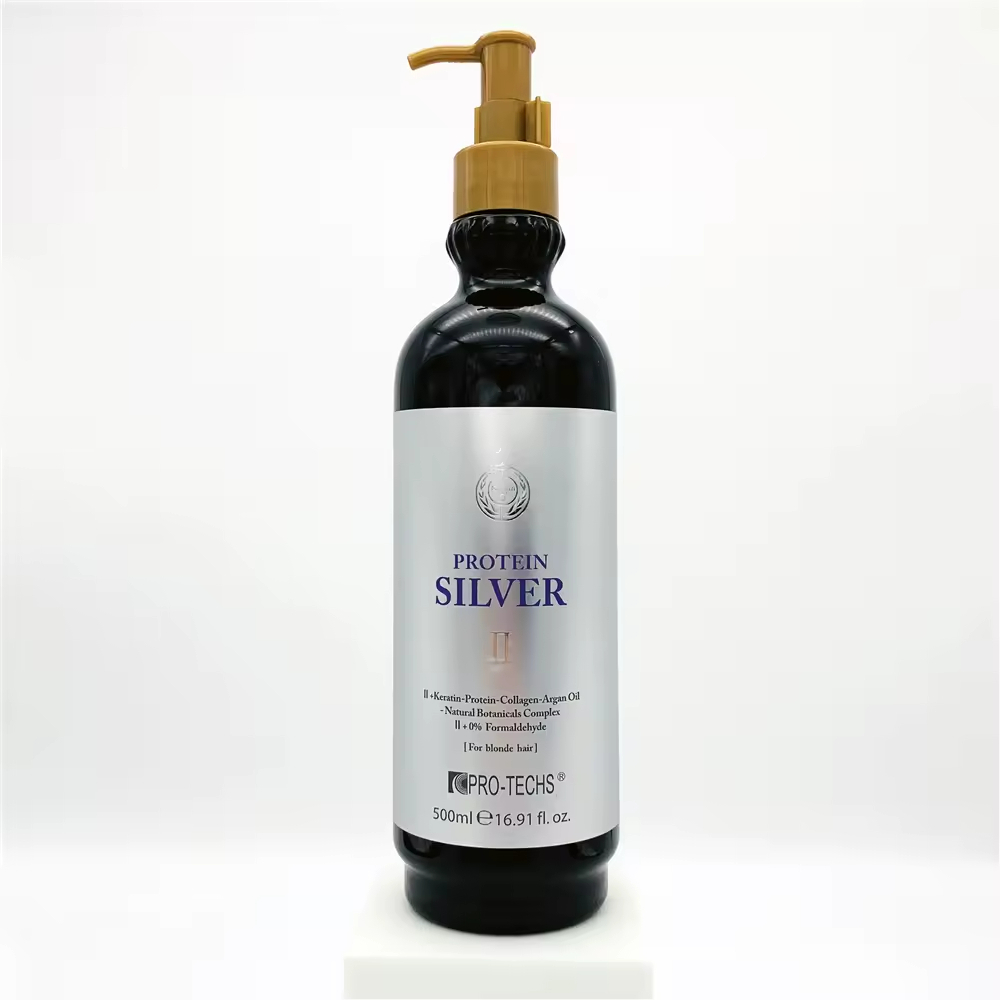 (COD BISA) KERATIN TREATMENT SMOOTHING KERATIN RAMBUT BRAZILIAN KERATIN SILVER & GOLD 500ML