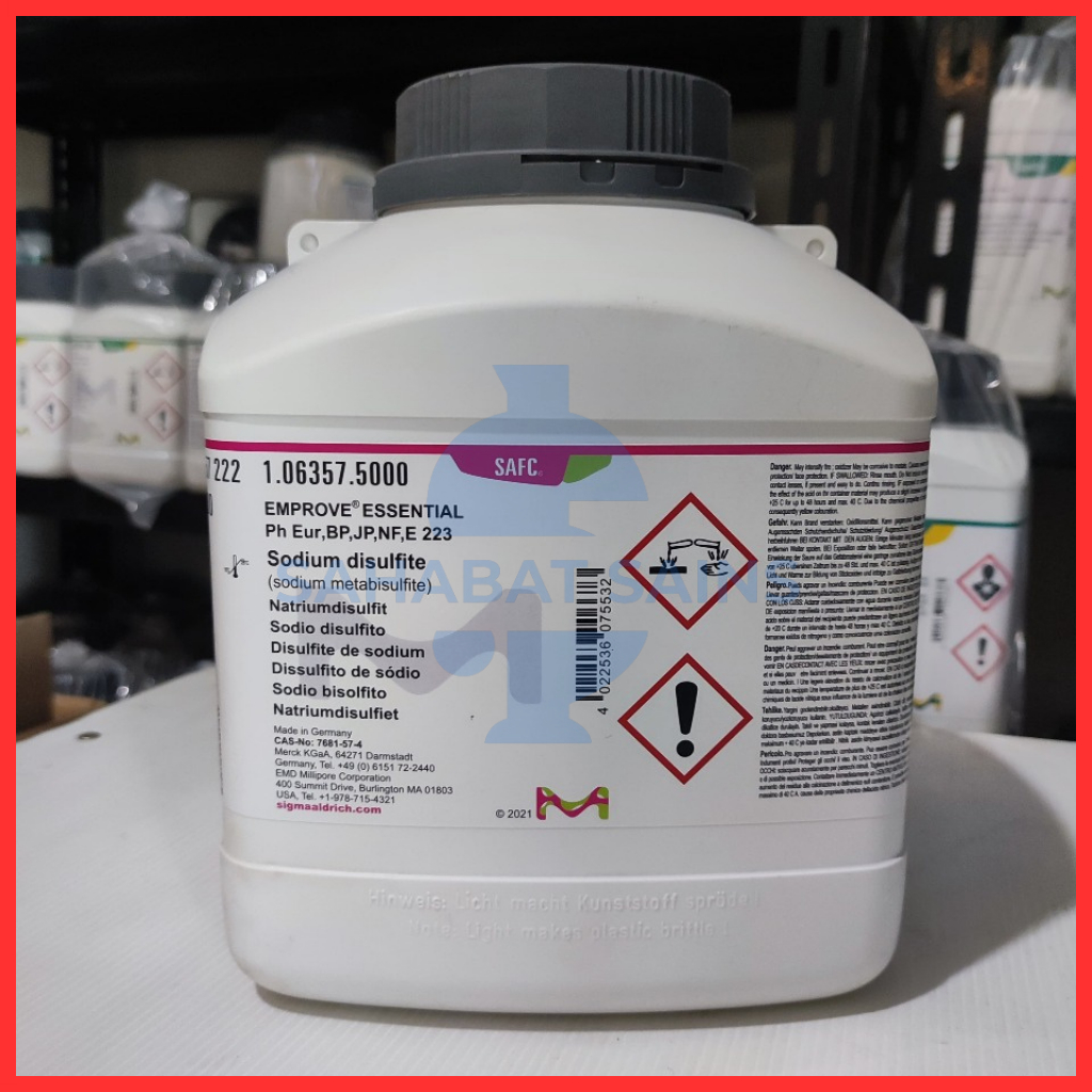 SODIUM DISULFITE (SODIUM METABISULFITE) 5KG 106357 / Na2S2O5 ORIGINAL