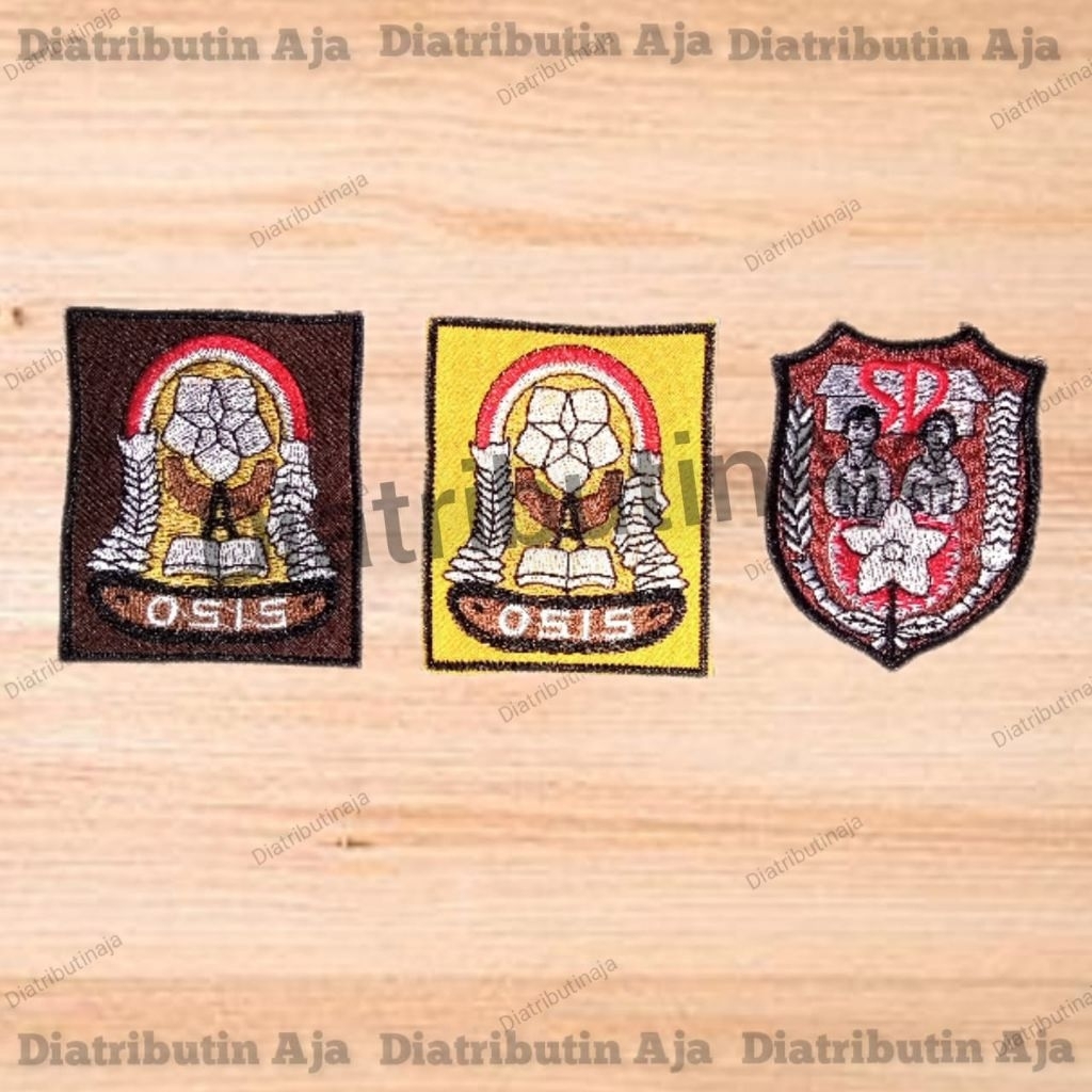 Perlengkapan Bet Sekolah Bordir Logo SD SMP SMA