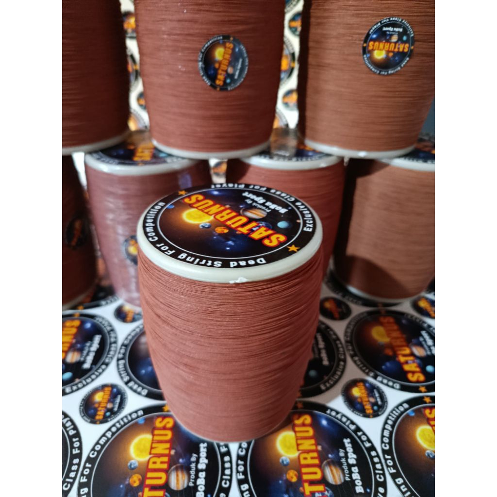 Gelasan SATURNUS semi matot Bahan GOLD dan bahan putih