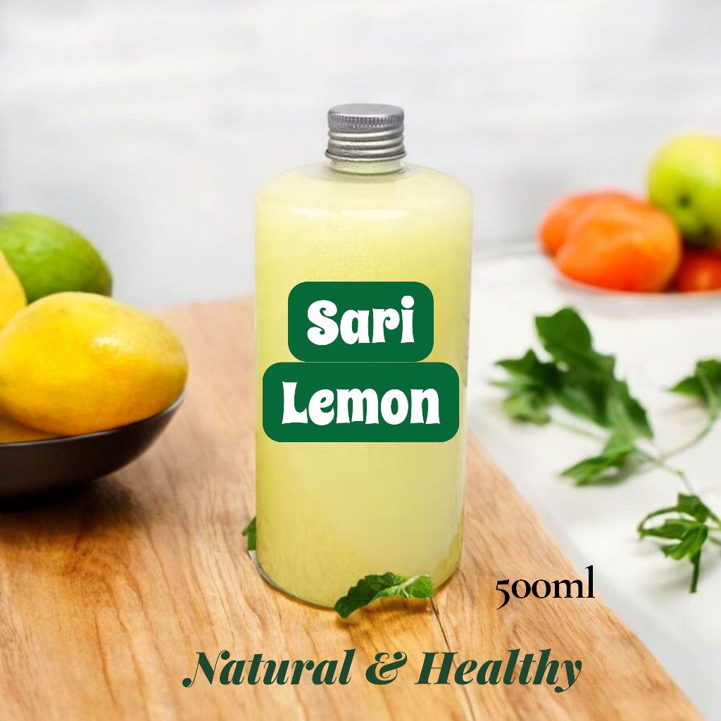 Sari Lemon murni 500ml untuk diet dan detox