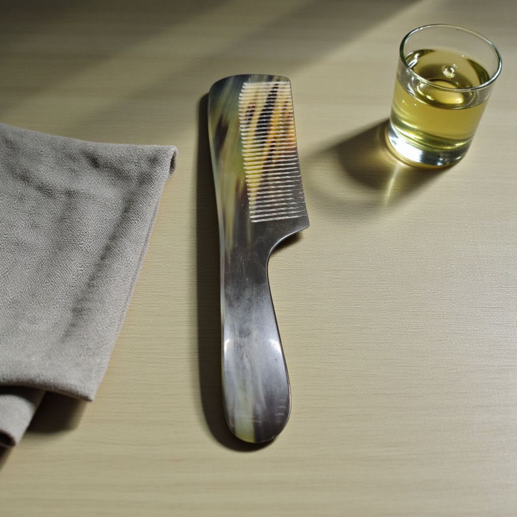 sisir rambut asli tanduk kerbau handmade