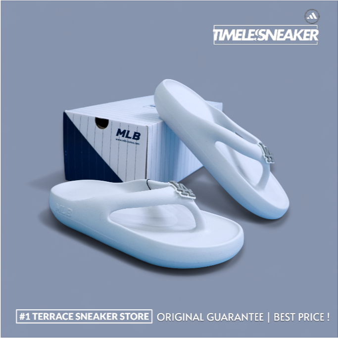 MLB CHUNKY BOUNCER FLIP FLOP LA GREY 100% ORIGINAL