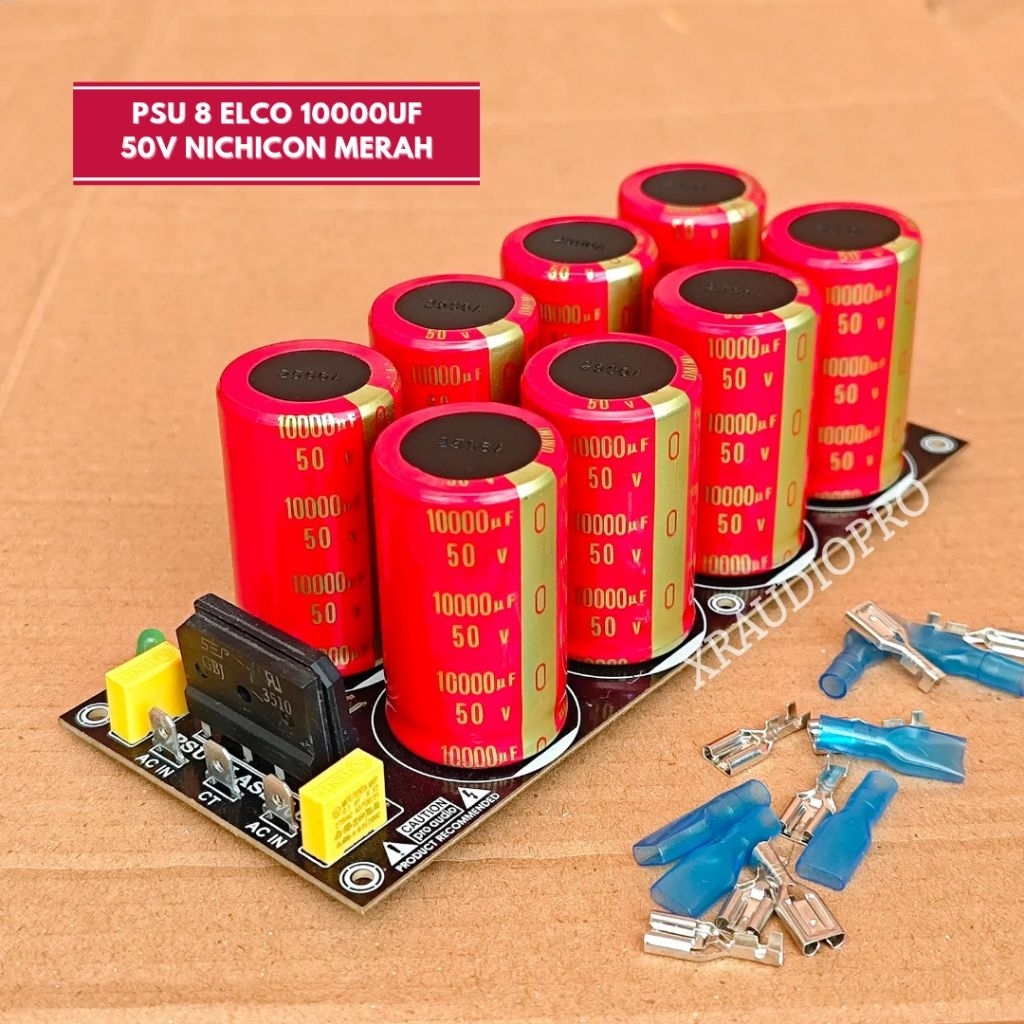 PSU elco Nichicon Merah 10000uf 50V