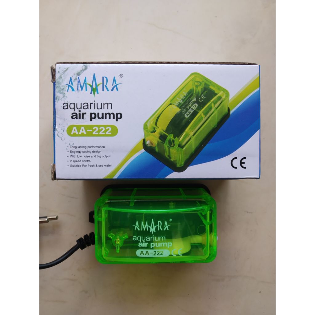 Aerator 1 lubang | airpump | mesin gelembung oksigen aquarium & kolam ikan hias