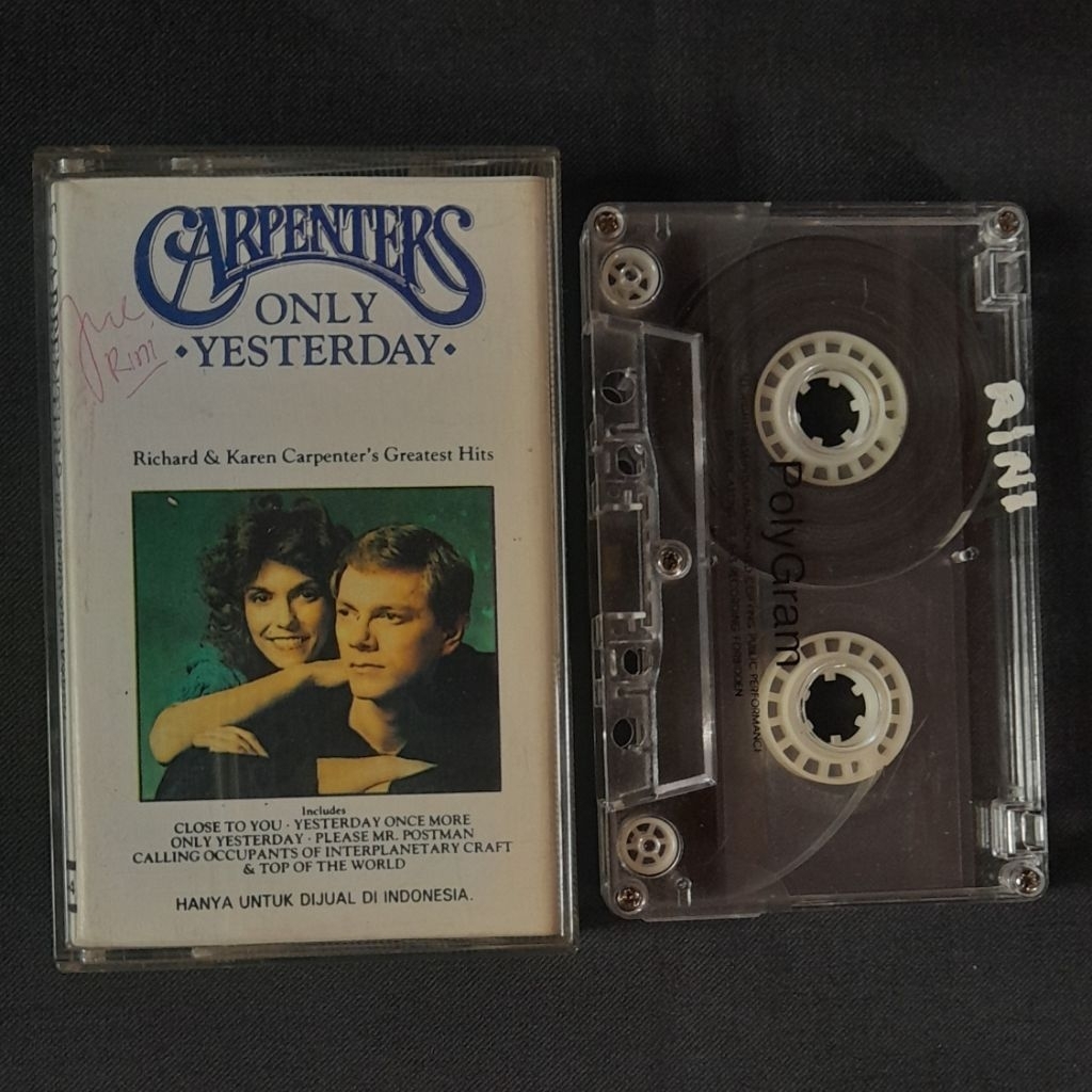 Kaset Carpenters - Only Yesterday