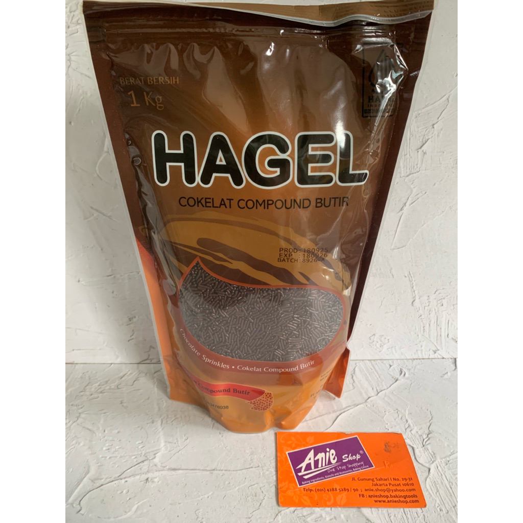 Hagel meses 1kg, meses coklat kemasan 1kg