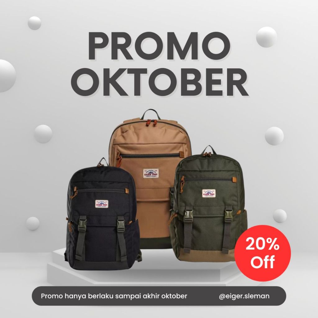 EIGER WEEKENDER PACK 22L LAPTOP BAG