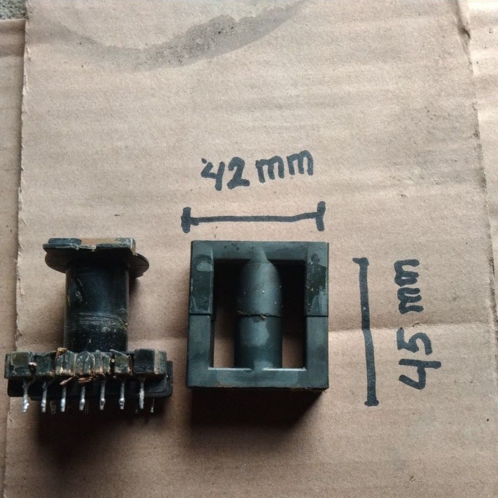 trafo Ferit non gap 42x45mm tebal 16 mm cabutan