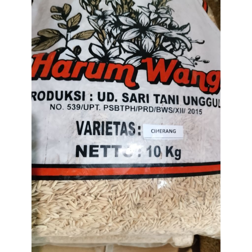 Benih padi CIHERANG SS 10 kg, Banyuwangi -Bondowoso