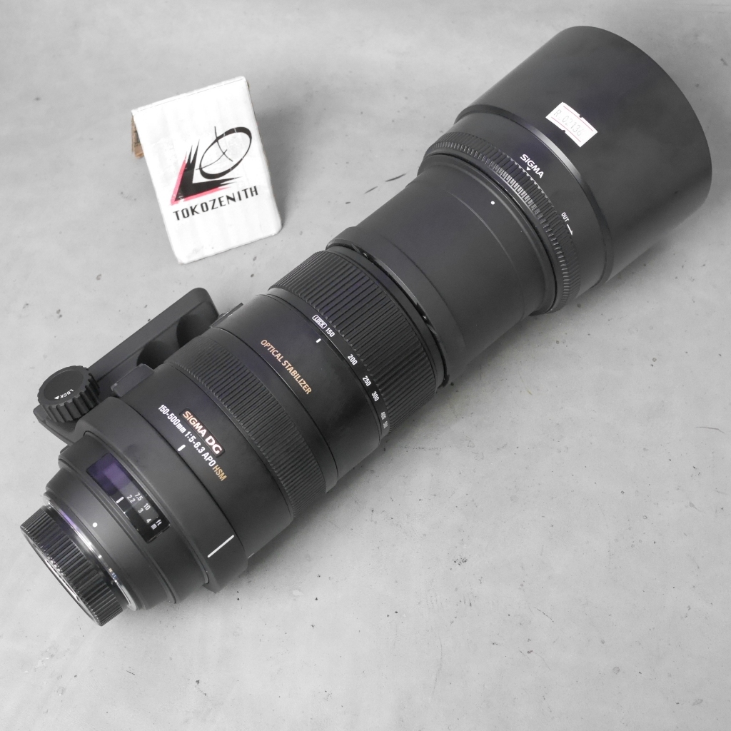 Sigma APO 150-500mm f5-6.3 DG HSM for Nikon - Lensa TELE Sport - R02136
