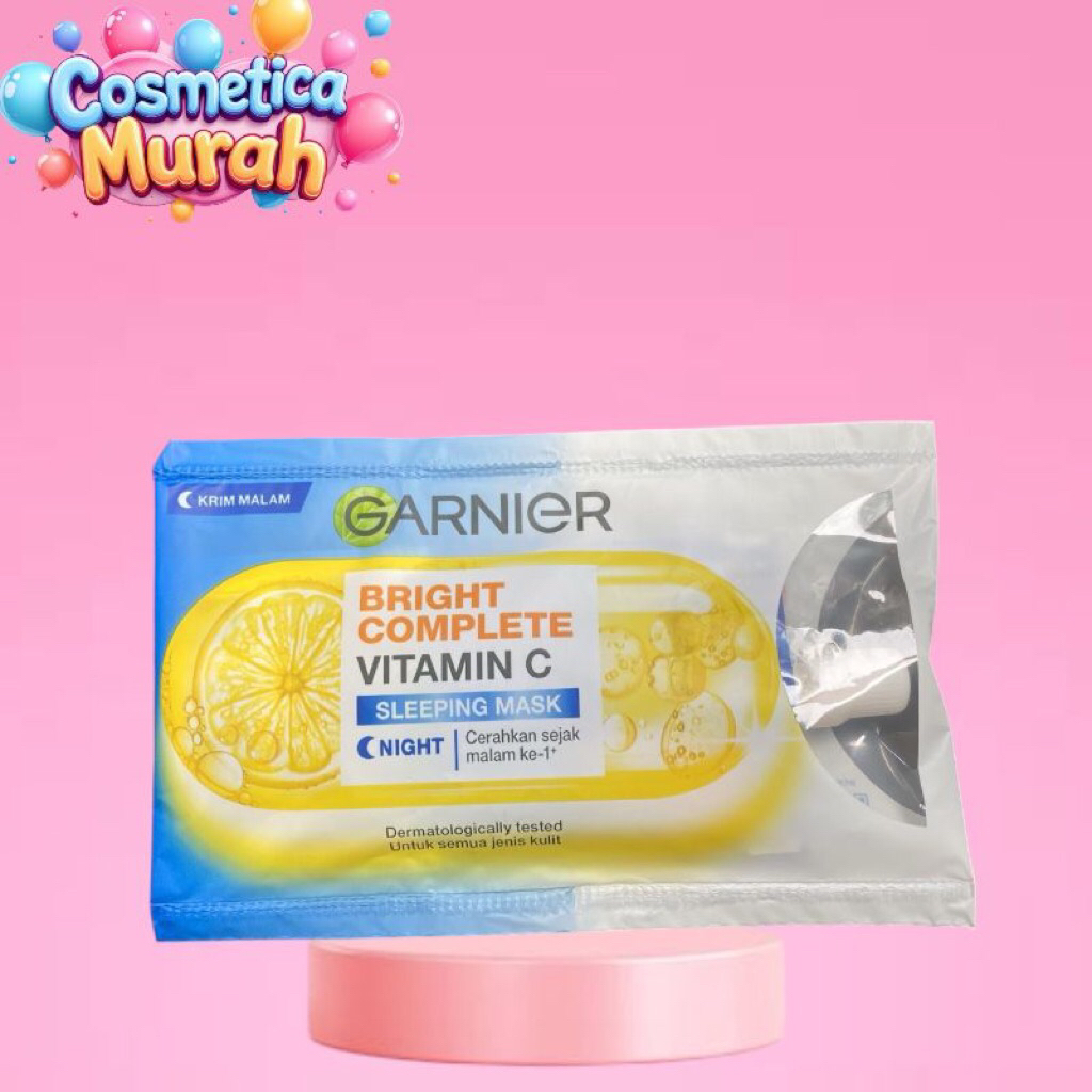 GARNIER BRIGHT COMPLETE CREAM MALAM SACHET 7 ml - vitamin C sleeping mask