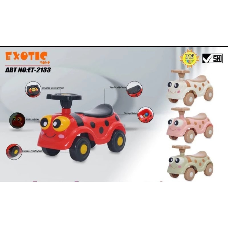 Exotic Kumbang Mainan Mobil Anak Exotic ET-2133 Mobil Mobilan Ride On Toys