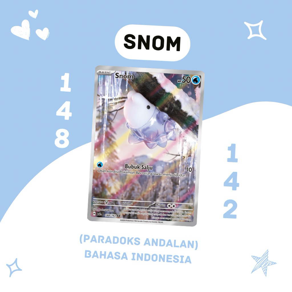 Snom AR SV5S 148/142 Pokemon TCG Indonesia