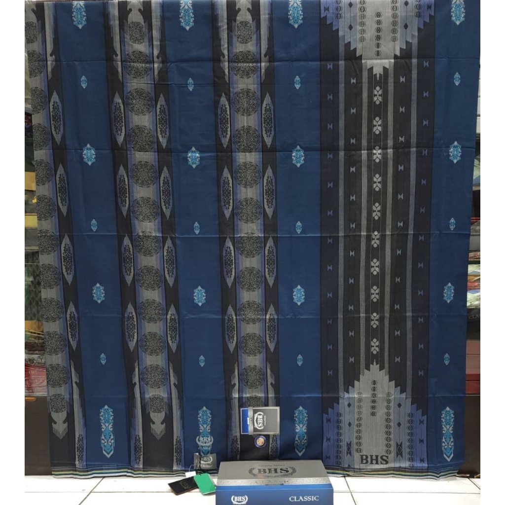 Sarung BHS Classic JACQUARD Motif JGF JGL JGN JGB JGA JGE JGM JSK Mix Silver