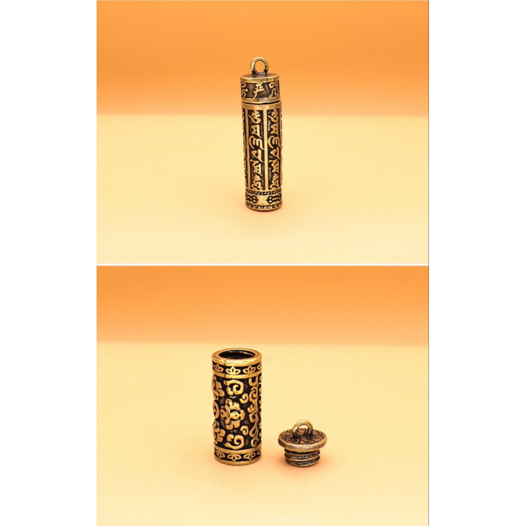 liontin tabung bandul kalung