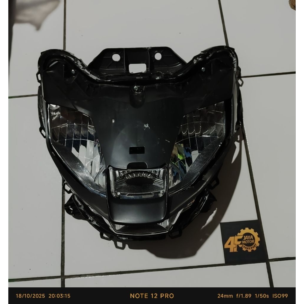 lampu depan yamaha mio gear tampa mika/kaca