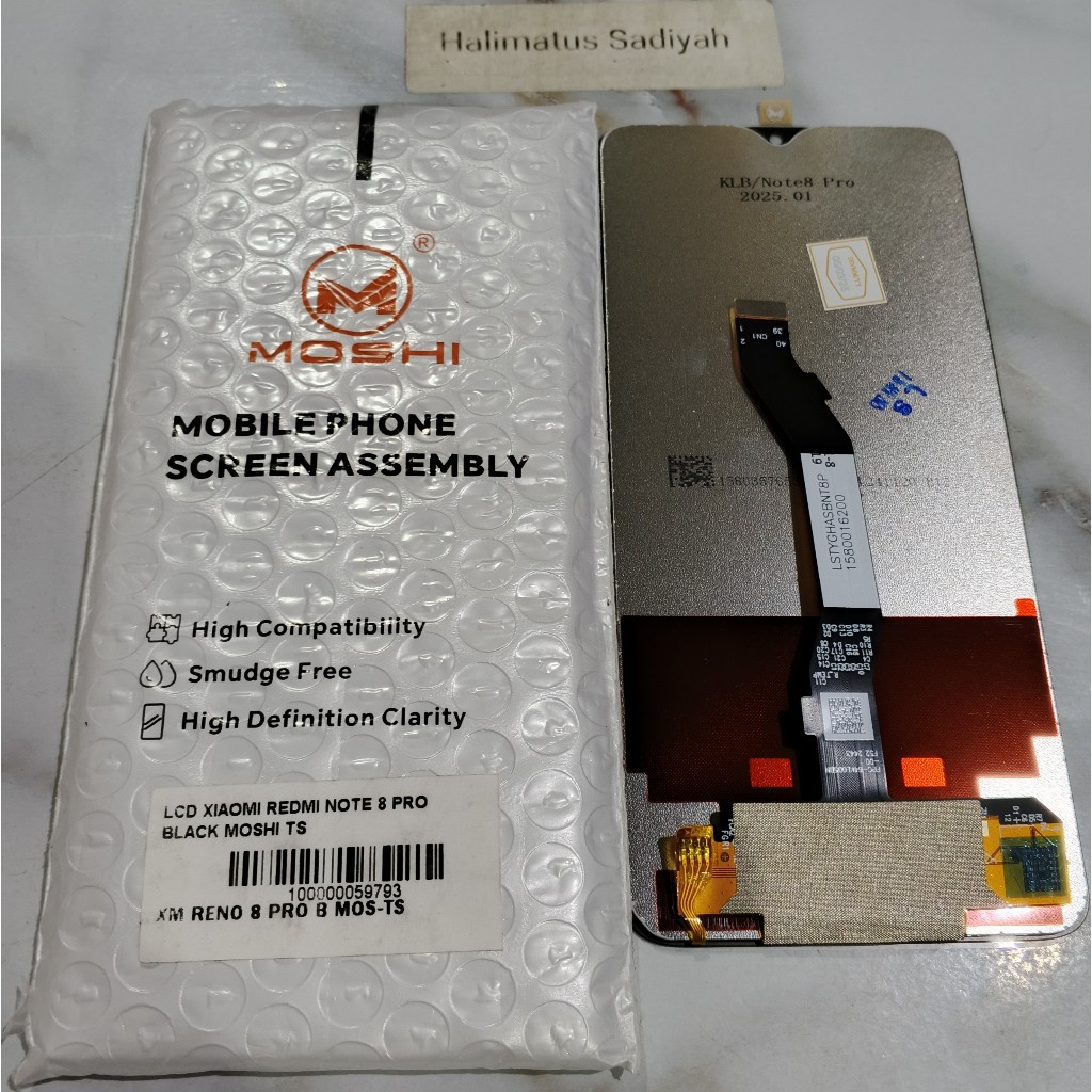 LCD XIAOMI REDMI NOTE 8 PRO