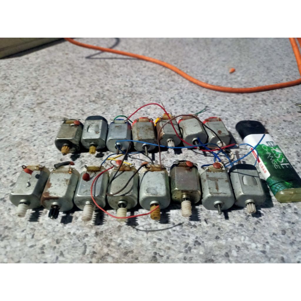 10biji dinamo mobil tamia kipas angin mini mainan anak normal