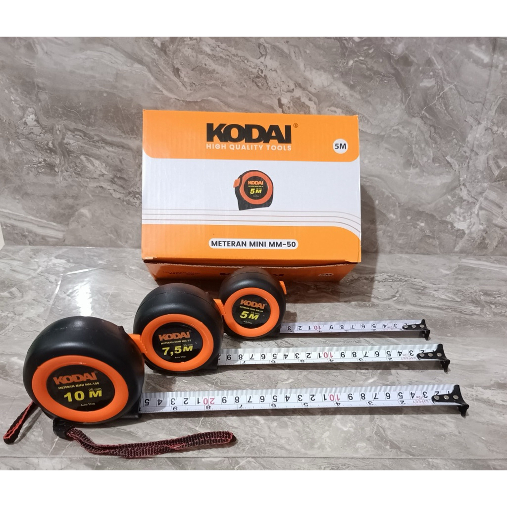 TERMURAH GROSIR ( 12 Pcs )METERAN KRETEK KODAI AUTO STOP 3M 5M 7.5M 10M - METERAN KODAI KRETEK