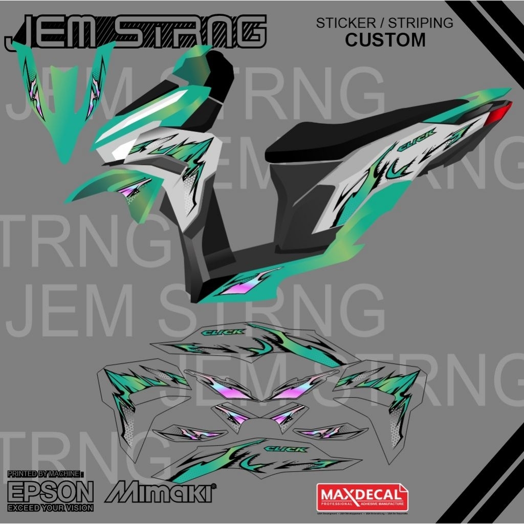 STRIPING TRANSPARAN VARIO 125 NEW 2023 GEN 2 CUSTOM VIETNAM STYLE