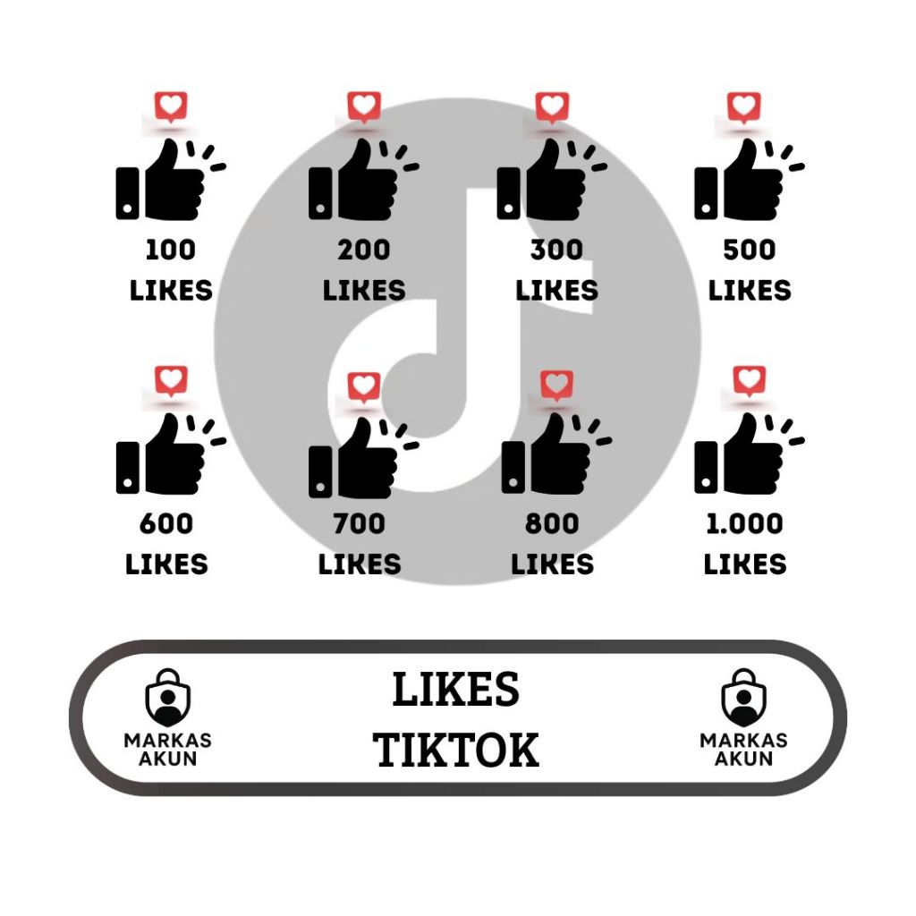 Like TikTok Permanen Real Aktif Murah Proses Cepat