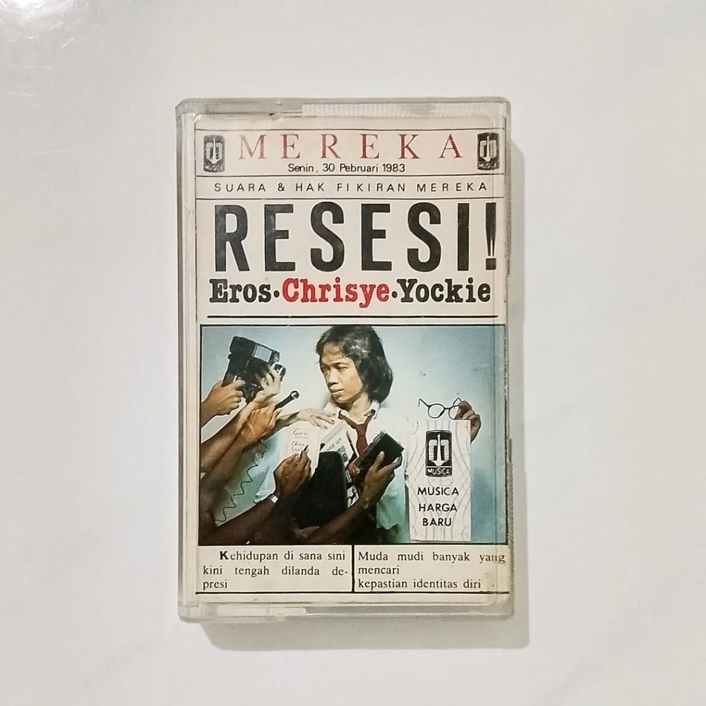 Kaset Eros Chrisye Yockie album Resesi