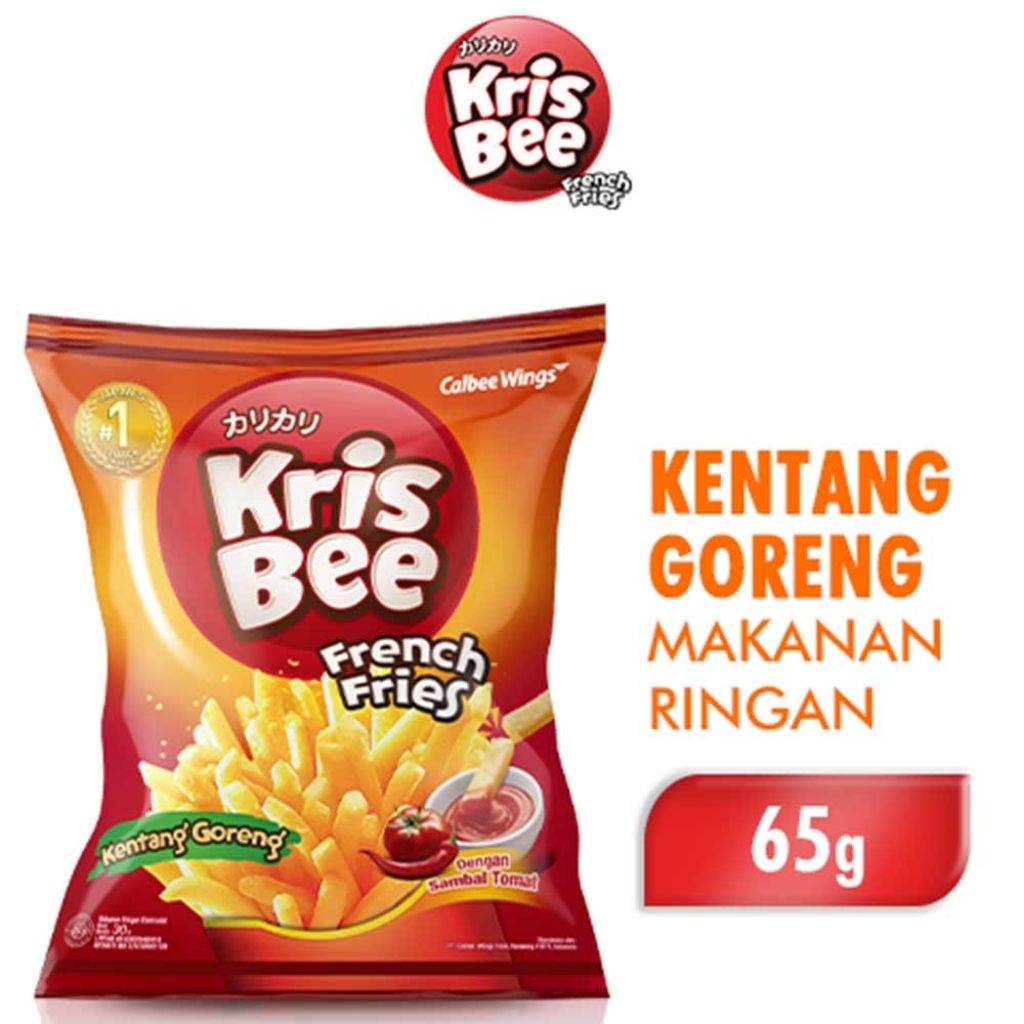 Krisbee Snack French Fries 65g