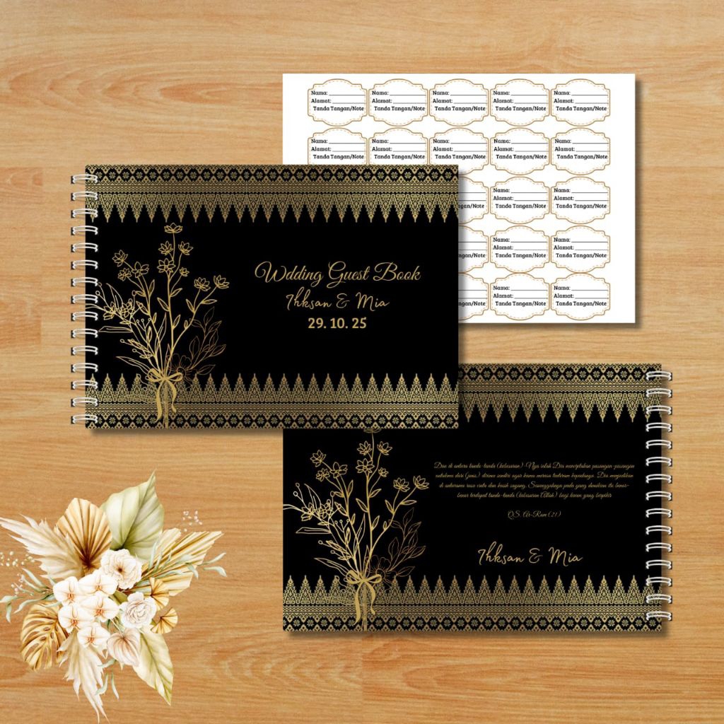 Buku tamu pernikahan,buku tamu wedding,buku tamu costum