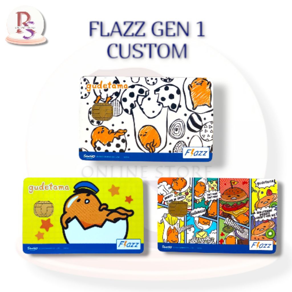 KARTU ETOLL FLAZZ BCA GEN 1 CUSTOM - GUDETAMA