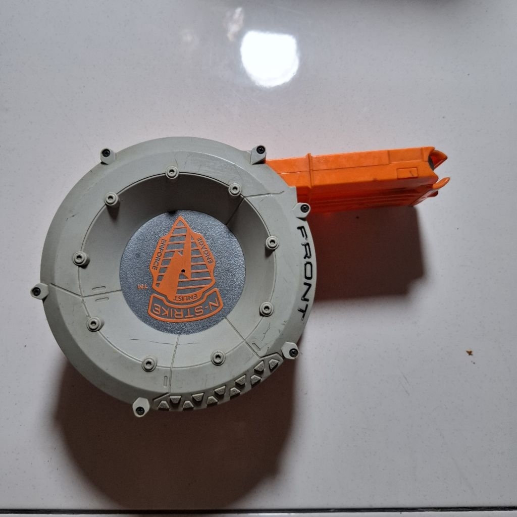 Tempat Peluru Drum Nerf Magazine Second Original
