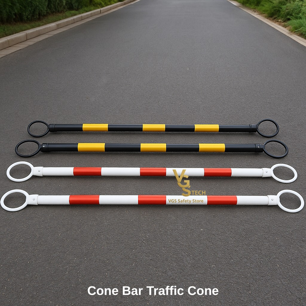 Safety Cone Bar Pengaman Jalan Penghalang Jalan Pembatas Kerucut