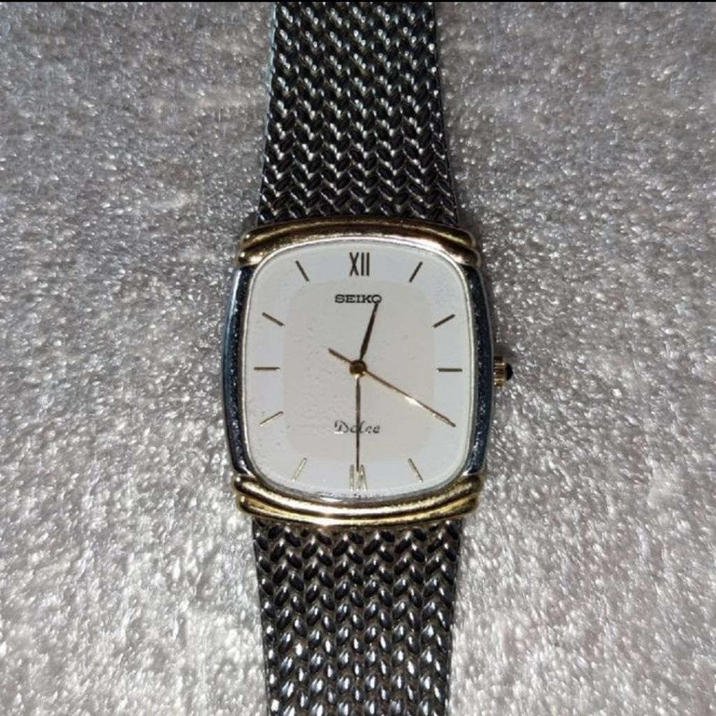 Jam Tangan Vintage Seiko Dolce BraceletDual Tone Case